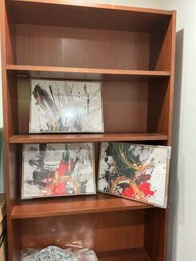Set of 3 Abstract Expressionist Modern Wall Art Canvas Prints